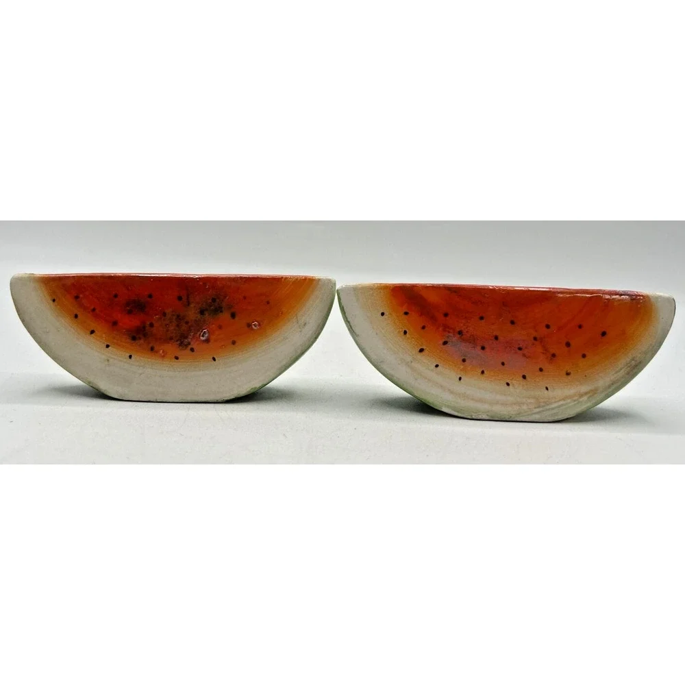 Vintage Retro Salt and Pepper Shakers Watermelon Slices Made‎ In Japan U260/6